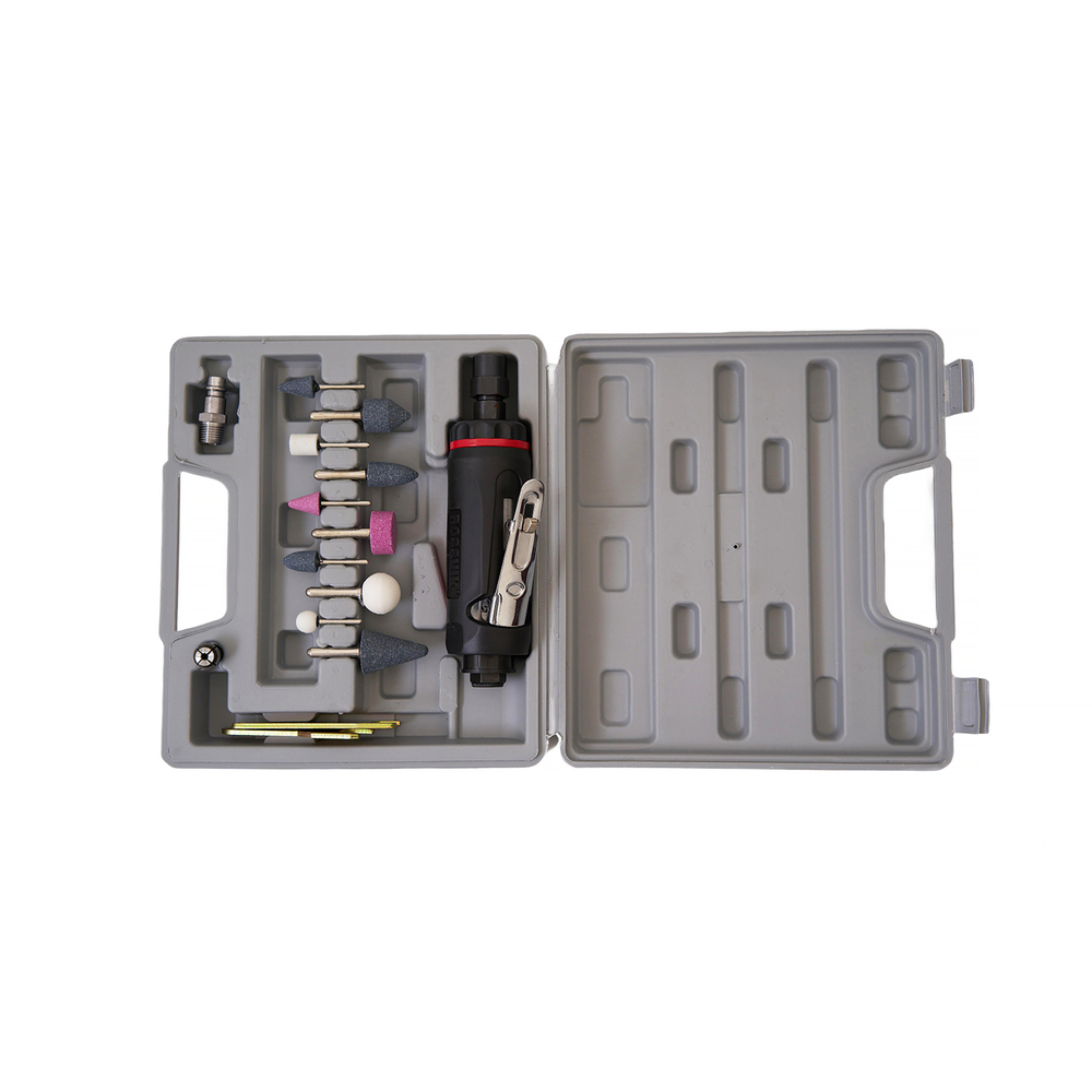 АТ 7033 ВК-1 Пневмодрель 20 000 об/мин с набором насадок кейсе