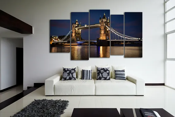 Модульная картина "Мост в Лондоне"