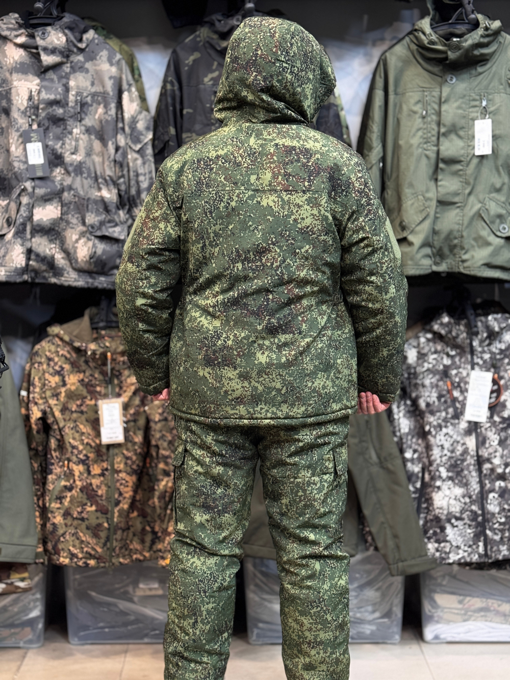 Костюм тактический горка пиксель зима