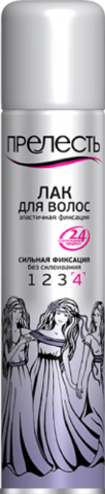 Прелесть Лак С.Ф. 200 мл. 8*24*384 // 3072 (серый)