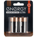 Батарейка алкалиновая Energy Ultra LR14/2B (2шт на блистере) (104982)