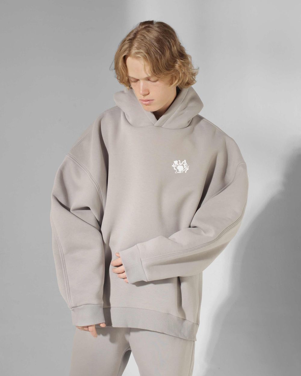 Худи Кружок Basic Серый