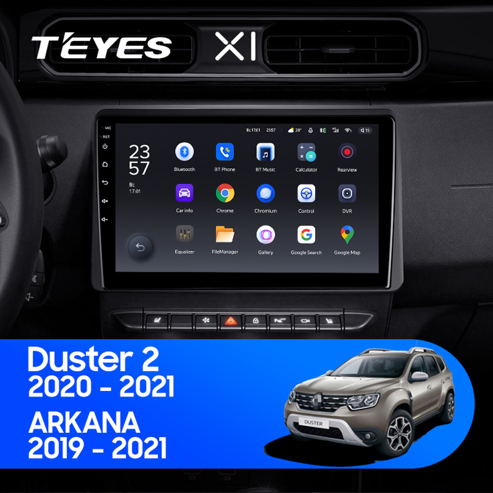 Teyes X1 10.2" для Renault Arkana 2019-2021