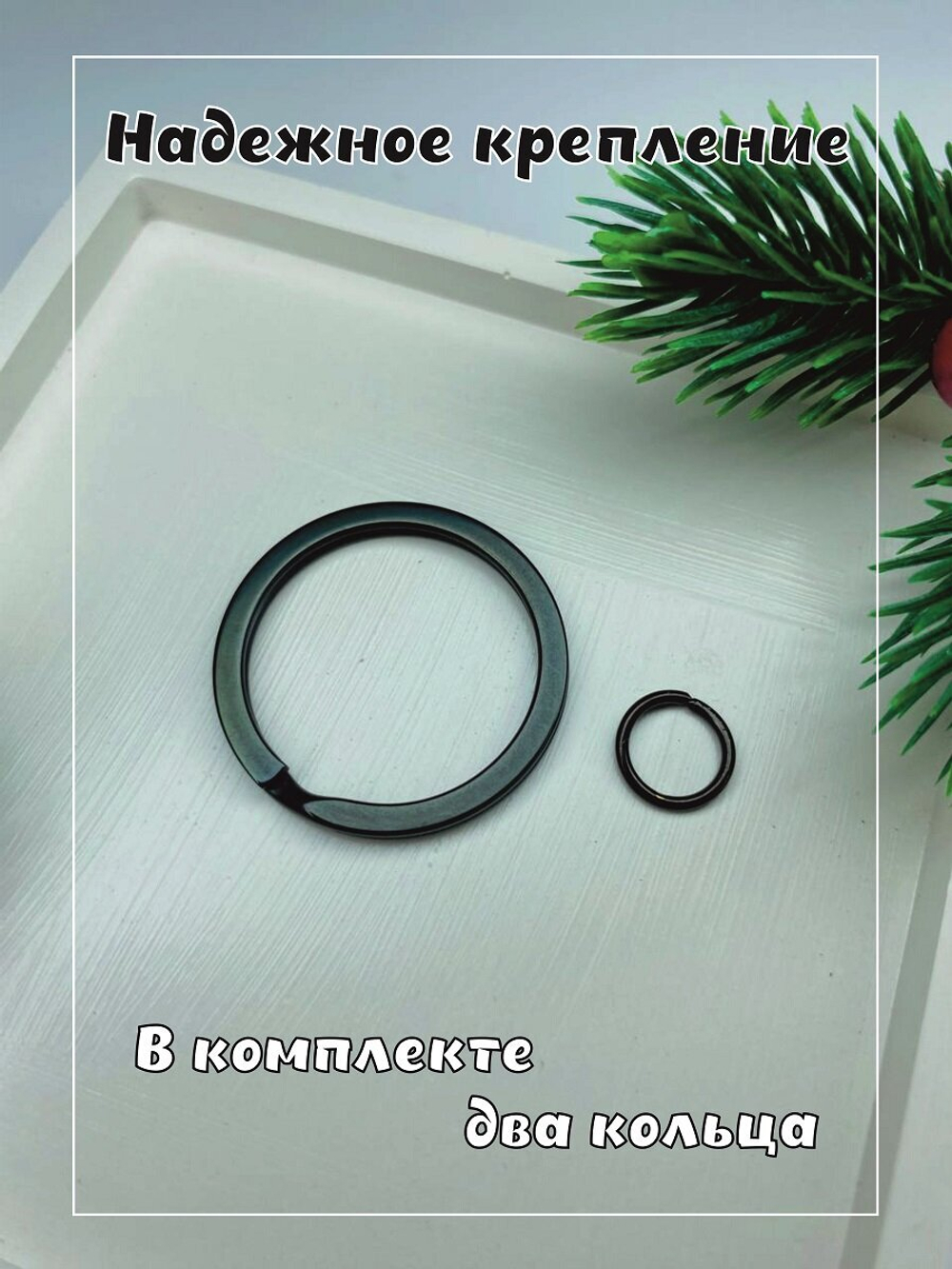 Кулон адресник, хромированный, с лапой, круглый, черный