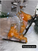 Новогодняя елочная игрушка Коньки