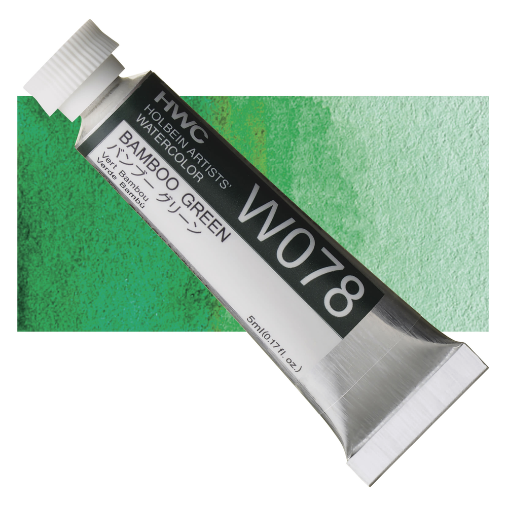 Акварель Holbein 5 мл. 078 [B] Bamboo Green