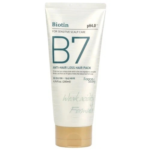 Welcos Forest Story B7 Anti-Hair Loss Hair Pack маска для волос против выпадения с биотином