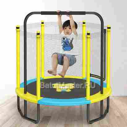 Батут с сеткой с П-образной ручкой, диаметр 5 фт