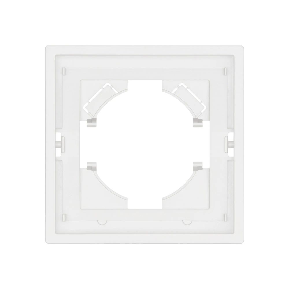 Рамка пластиковая FRM-TENDO-SFPL-1-WH (Arlight, Матовый белый) 054645