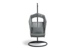 "Капри" подвесное кресло из искусственного ротанга, цвет серый