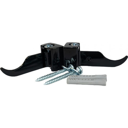 Кронштейн угловой регулируемый RAL7012 (Basalt grey matt) (2 шт) (матовый)