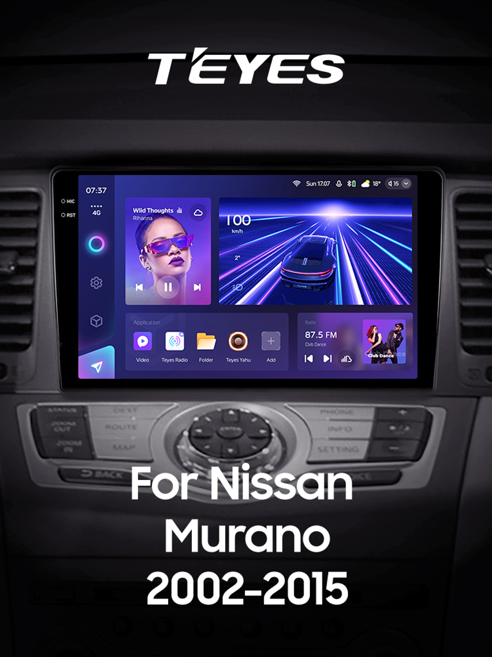 Teyes CC3 2K 9"для Nissan Murano Z50 2002-2015