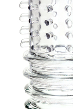 Прозрачная насадка на пенис TOYFA A-Toys с расширенной головкой - 15,3 см. (Цвет: прозрачный)