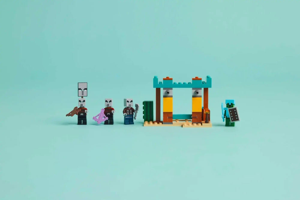 Конструктор LEGO Minecraft 21267 Сельский патруль в пустыне