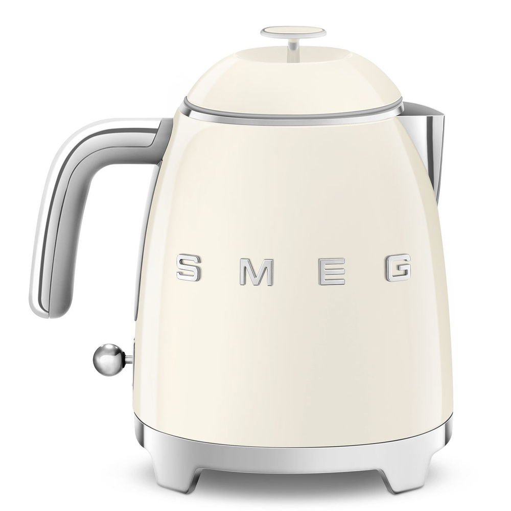 Чайник мини 0.8л Smeg Стиль 50-х годов кремовый