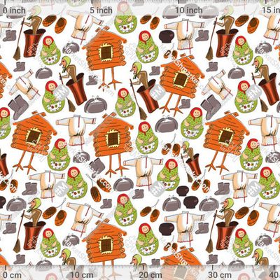 Бабка ежка и матрешки by Татьяна Сухарева 385 DPI