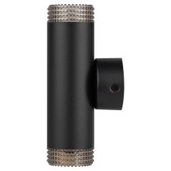 Светильник настенный ЭРА WL50 BK/BK 2*GU10 2*12Вт IP20 черный