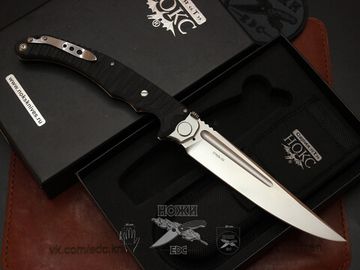 Складной нож полевой НОКС "Аватар" (шайбы) 334-107404 (без чехла) клинок D2, рукоять G10