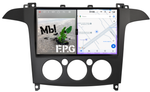 Магнитола для Ford S-Max, Galaxy 2 2006-2015 (кондиционер) - Redpower 85135M PRO/PROmax ТОП звук, 2K QLED, Android 14, Быстрейшая, CarPlay, 4G SIM-слот