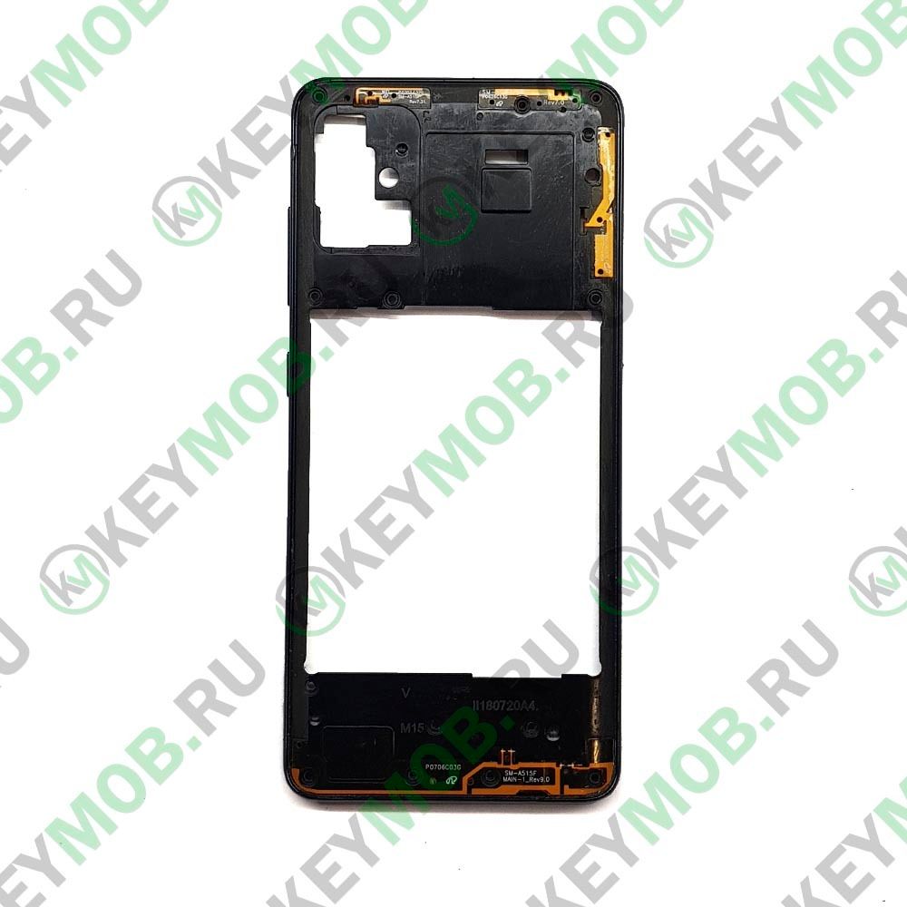 Средняя часть для телефона Samsung Galaxy A51 (SM-A515F), Черная