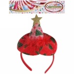 Ободок карнавальный с подсветкой «Колпак с звездой»