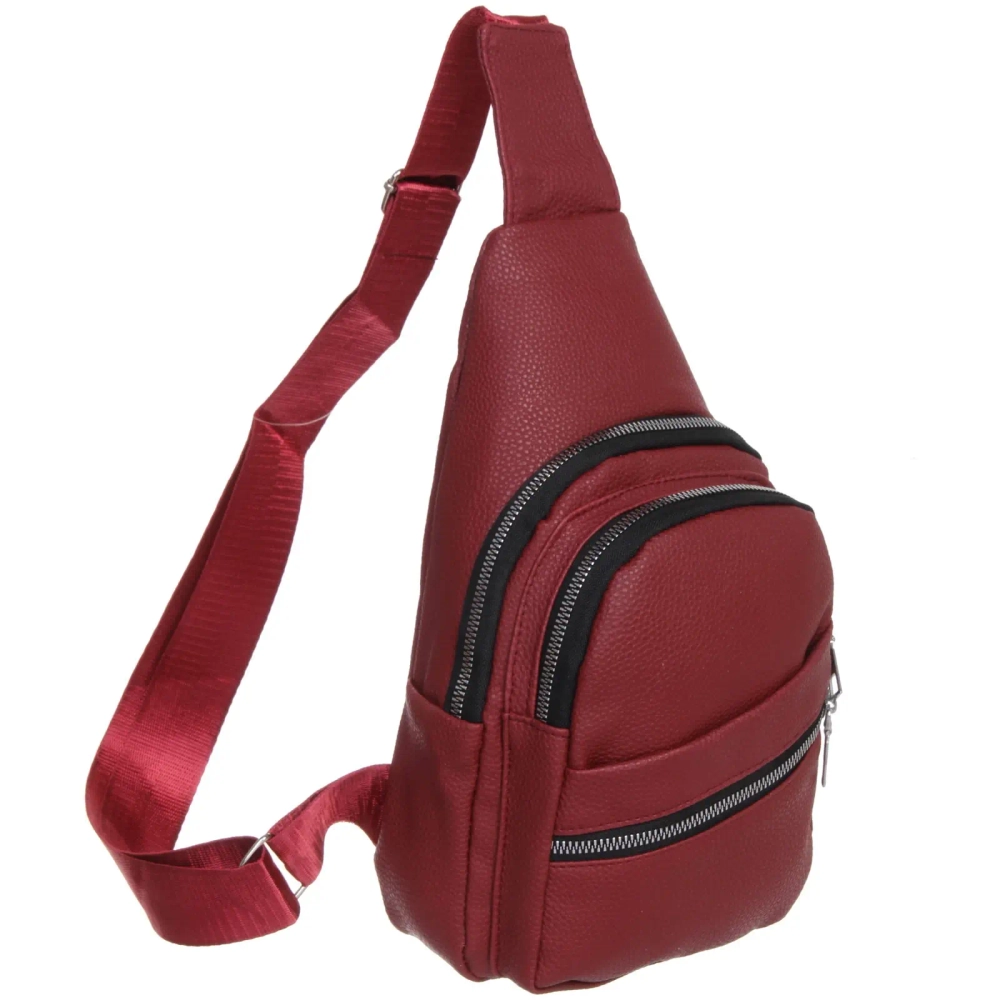 Сумка женская «Costa Rica-Ami», цвет бордовый, два отделения и карман, 29*17*4,5см