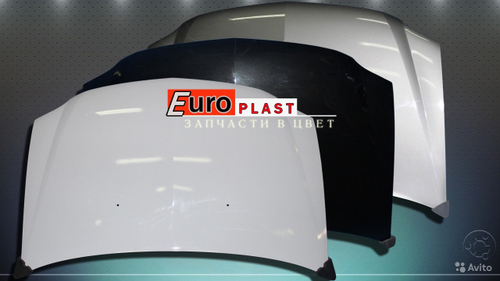 Капот в цвет на Renault Logan 2004-2015