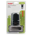 Печать самонаборная 1,5 круга, оттиск D=42 синий, TRODAT 4642 R1,5, крышка, КАССА В КОМПЛЕКТЕ, европодвес, 167183