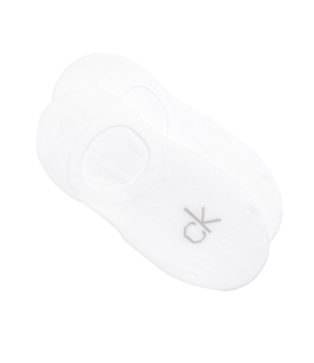 Носки/носки-следы 2 пары Calvin Klein - белый(701228801)
