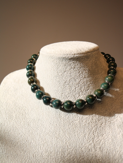 Чокер из гелиотропа «Хранитель глубин»