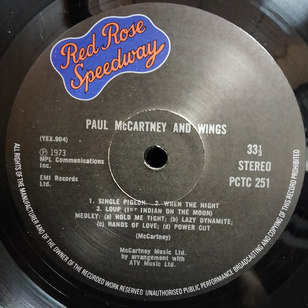 Wings / Red Rose Speedway (LP)