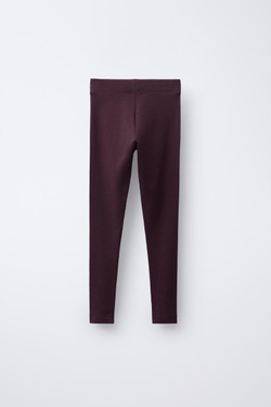 ZARA НАБОР ИЗ ТРЕХ БАЗОВЫХ ЛЕГГИНСОВ, РАЗНОЦВЕТНЫЙ