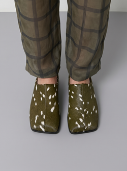 mule square bambi khaki