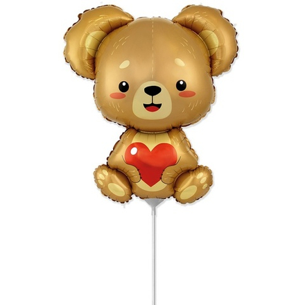Ф Мини фигура Плюшевый медвежонок с сердцем