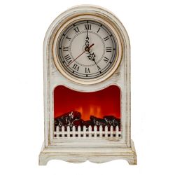 GAEM Часы настольные декоративные, L24,5 W13,5 H40 см, (подсветка, USB, 3xLR14 не прилаг.)