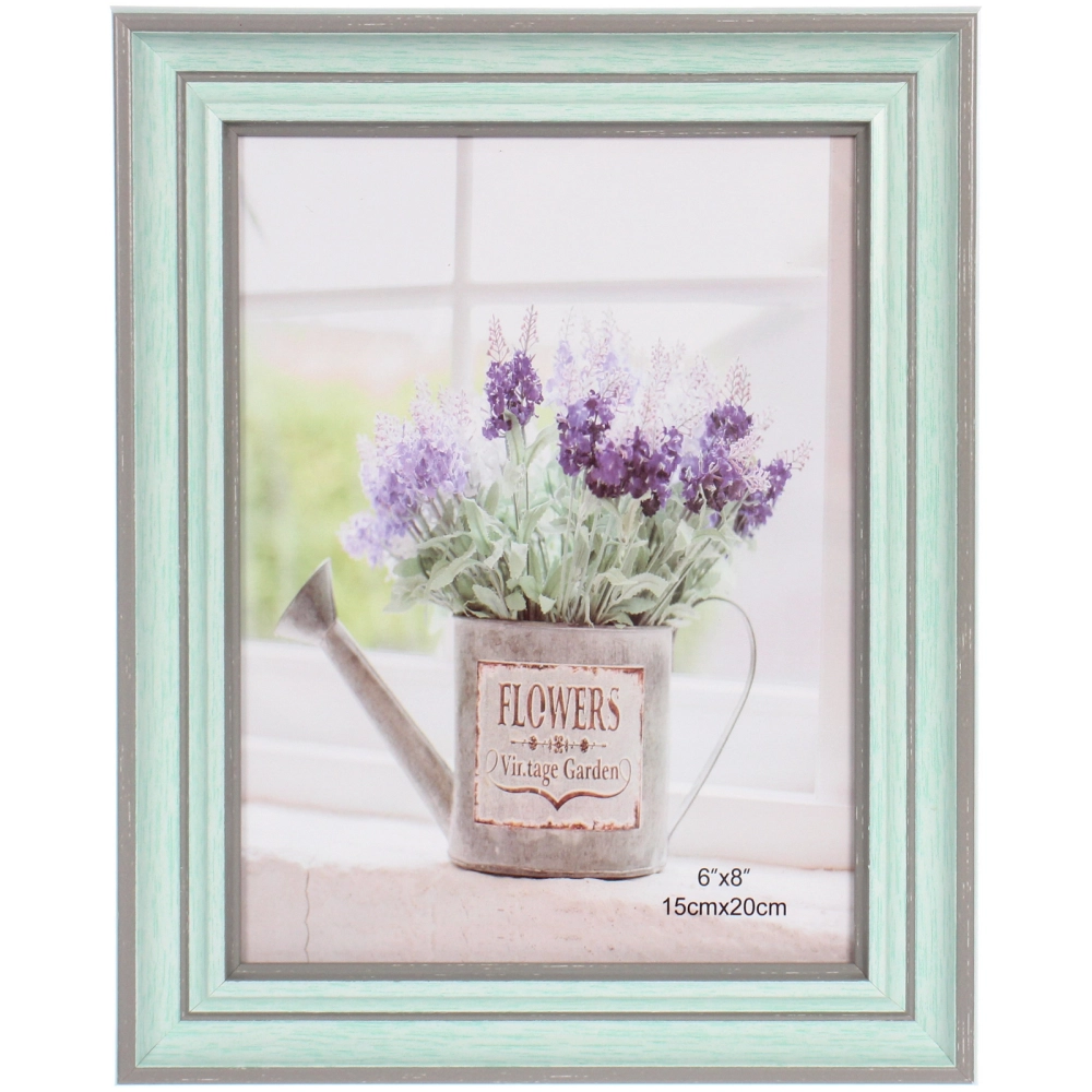 Фоторамка 15*20см «Женева» зелёная дымка, пластик