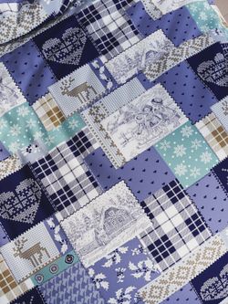 Наволочка комплект 2шт перкаль Сказка "Зимний пейзаж" 40x60 см на молнии