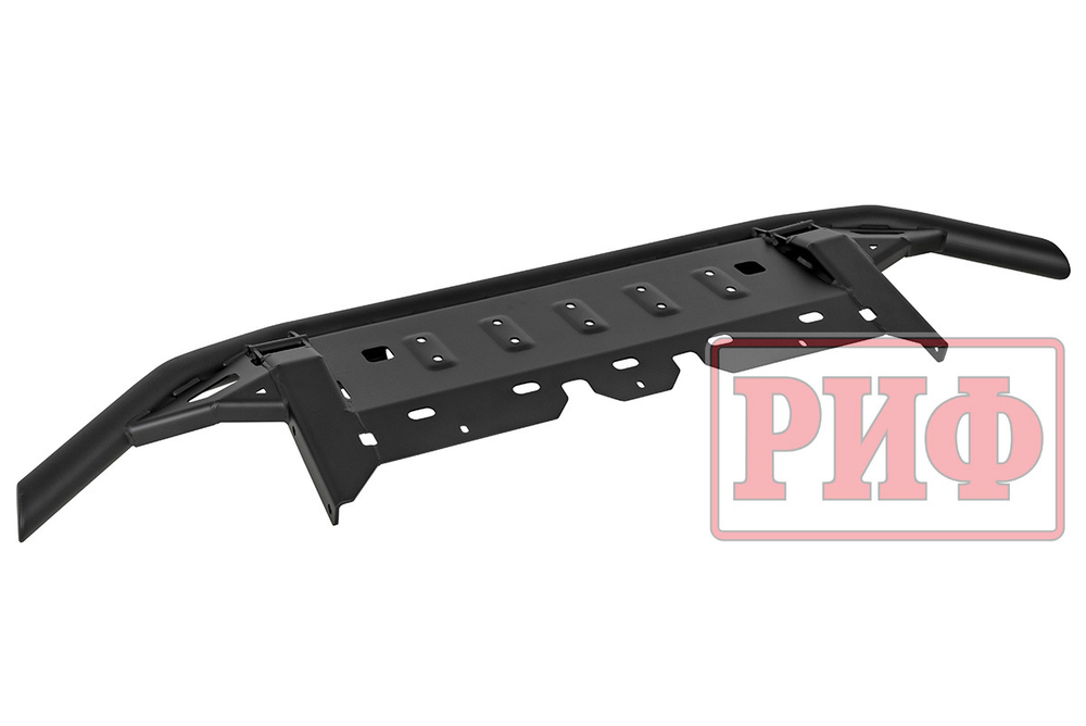 Бампер силовой передний/защита штатного бампера Changan Hunter Plus c защитой радиатора РИФ