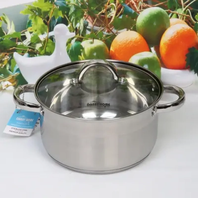 Кастрюля из нержавеющей стали MONICA 4,7л, индукция, DH14-22