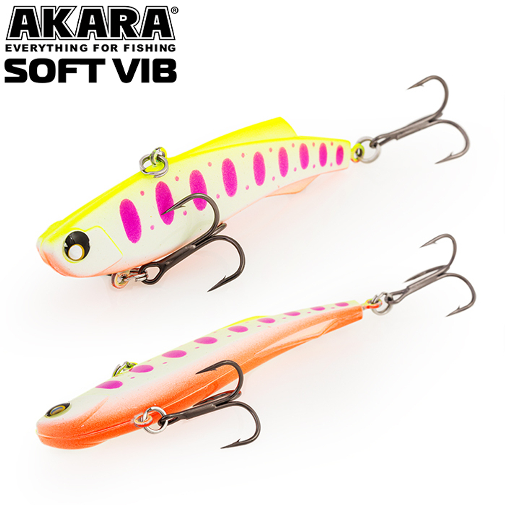 Воблер Akara раттлин Soft Vib 55 мм 9 гр. (1/3 oz 2,2 in) A193