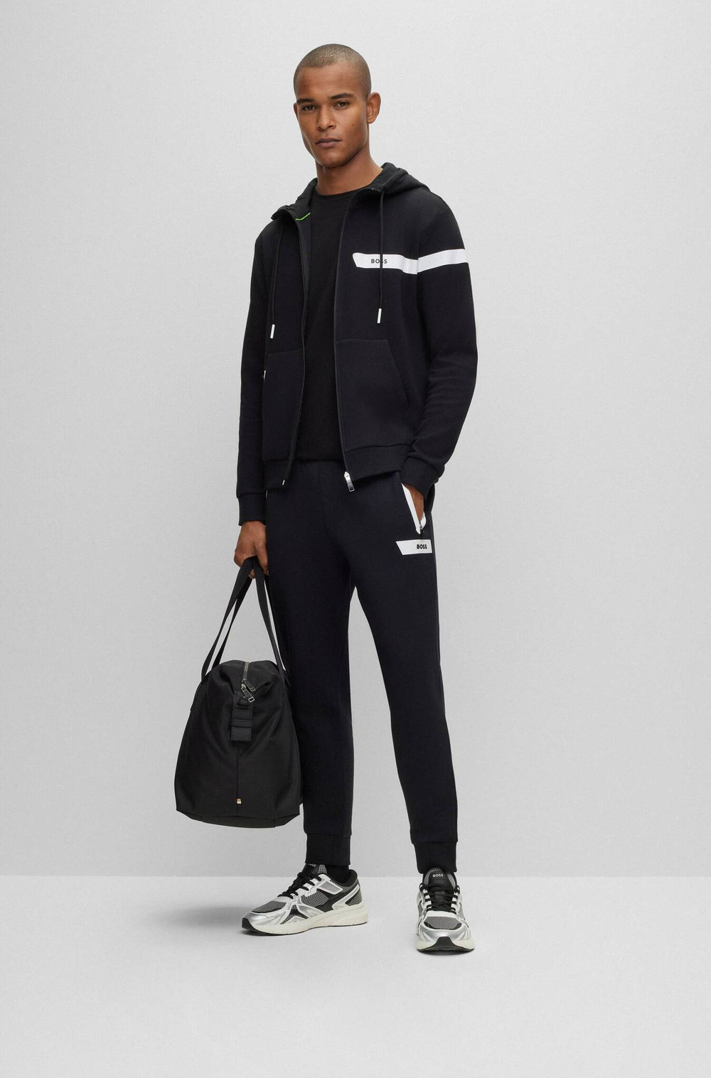 Худи Saggy 1 BOSS GREEN - черный(50498285)