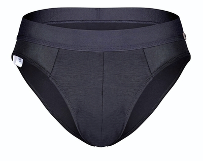 Антрацитовые бамбуковые трусы-брифы (Размер: M) (Цвет: темно-серый)