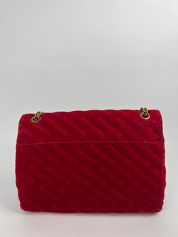 Сумка Balenciaga chain velvet crossbody bag