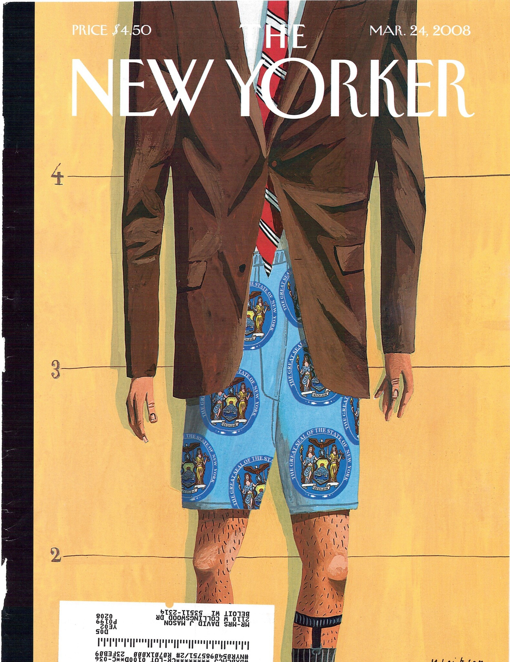 Журнал The New Yorker 24-03-2008, обложка