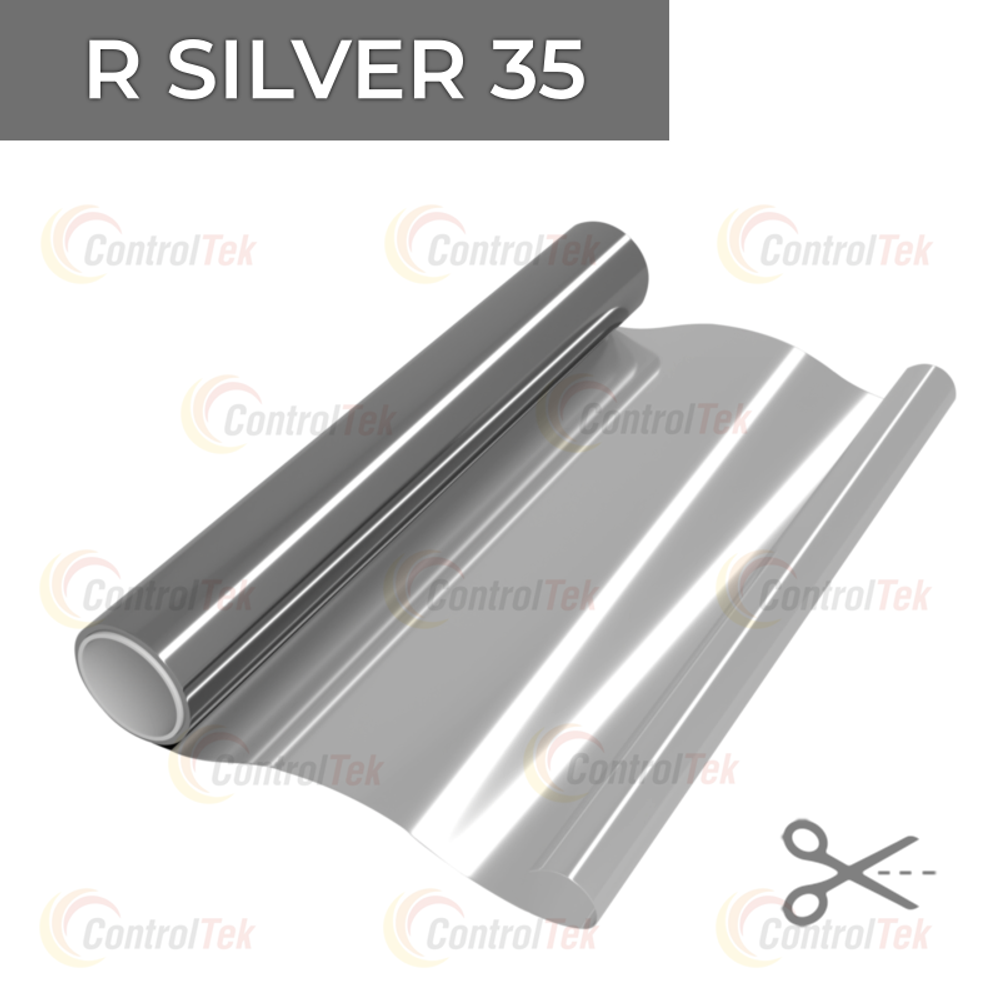 Пленка солнцезащитная R SILVER 35 ControlTek, (на отрез)