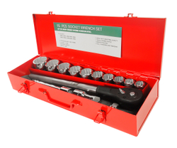 Набор головок торцевых 3/4" 12-ти гранных 22-50мм 14 предметов в кейсе JTC