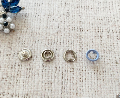 Кнопки рубашечные, пр-во Китай, d 9,5 мм, голубой