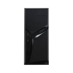 PowerCool S1007BK-U3-NP {Тип: Midi-Tower, цвет: черный, форм-фактор: ATX, mATX, вентилятор: 120 мм, размеры: 175 x 407 x 362 мм, дополнительно: USB x2, наушники, микрофон}