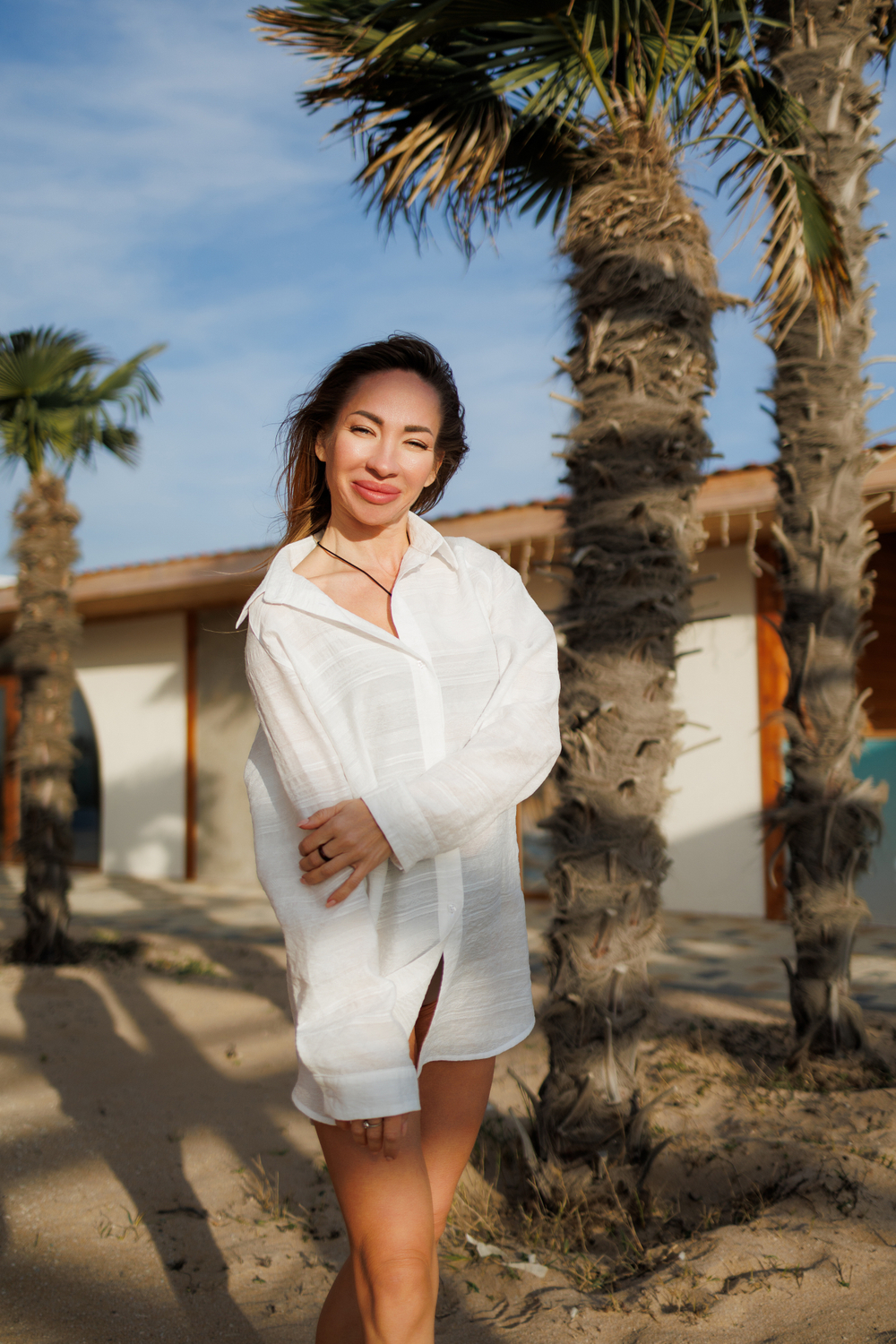 Рубашка реглан "Белый холст"