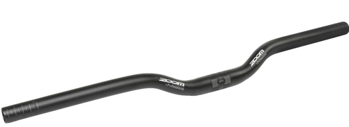 Руль МТВ/турист. алюминий усил. изогн. 15 со шкалой 22,2/25,4x600х30мм 229г. MTB-A4-153BT(ISO-M) мат. черный ZOOM